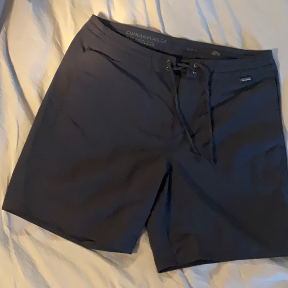 Patagonia charcoal Swim Board Shorts NWOT